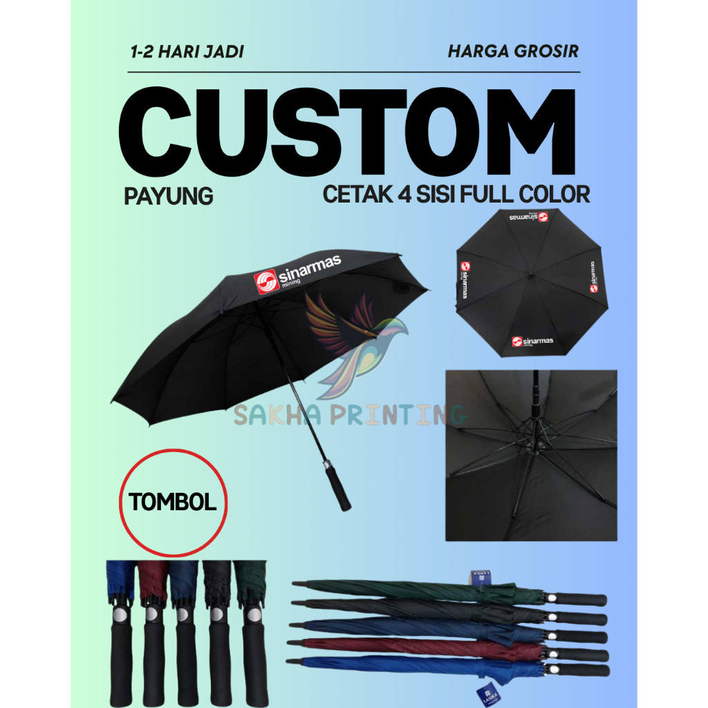 ( Moduno ) Payung Golf Jumbo Custom/Payung Custom/Payung Golf Jumbo/Payung Golf Promosi/Payung Golf 