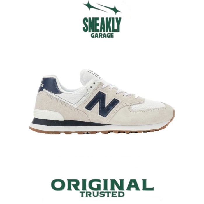 Sepatu New Balance ML574LGI Beige Navy    Sneakers Unisex