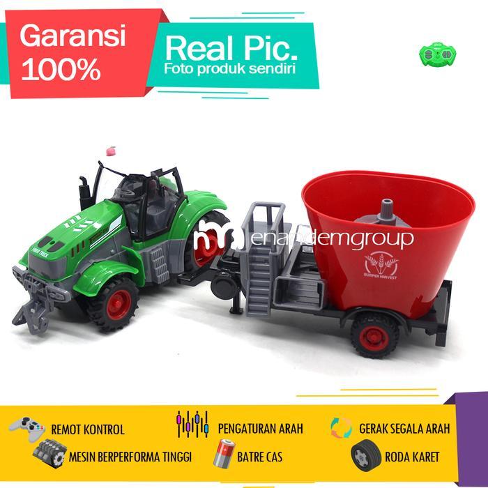 Mainan Mobil Remot Kontrol RC Truk Traktor Pemadam Kebakaran Farm - Traktor Farm by Allshopibamz