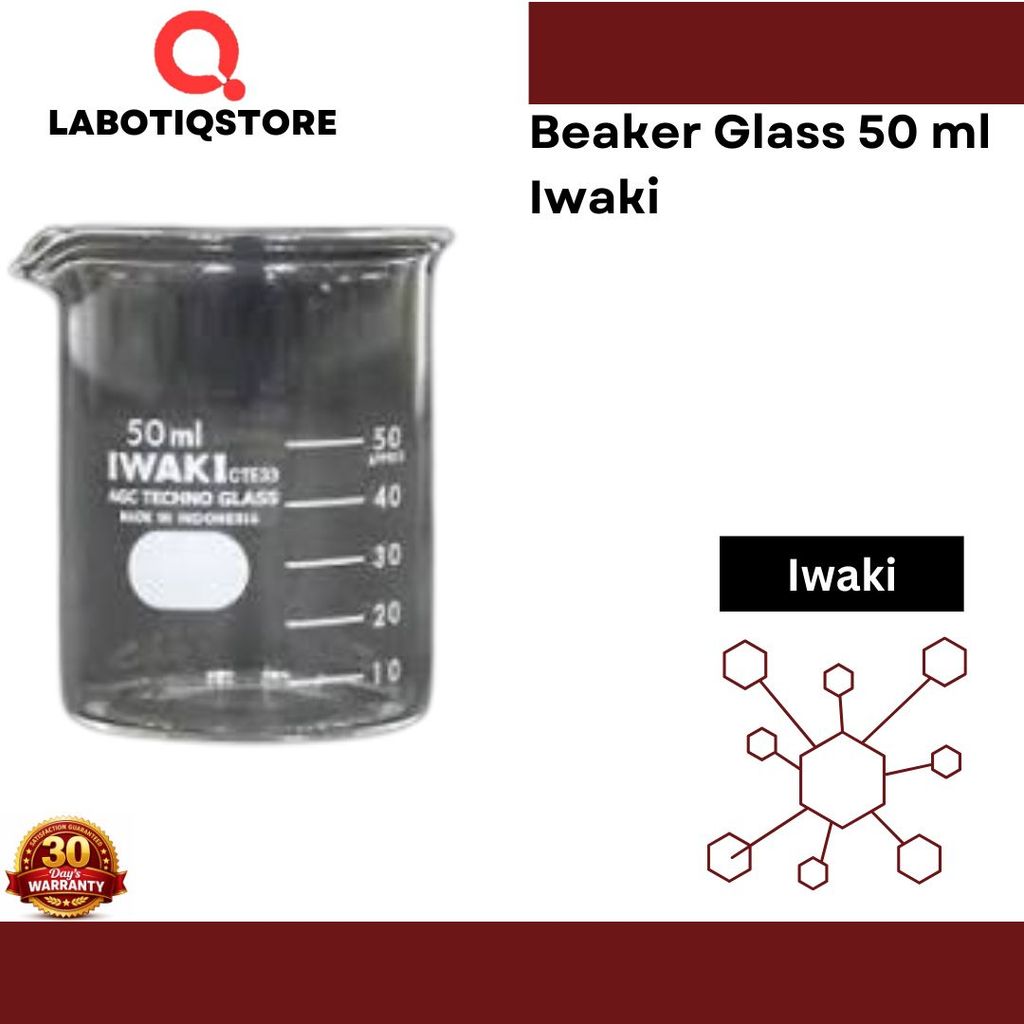 Beaker Glass 50 ml Iwaki