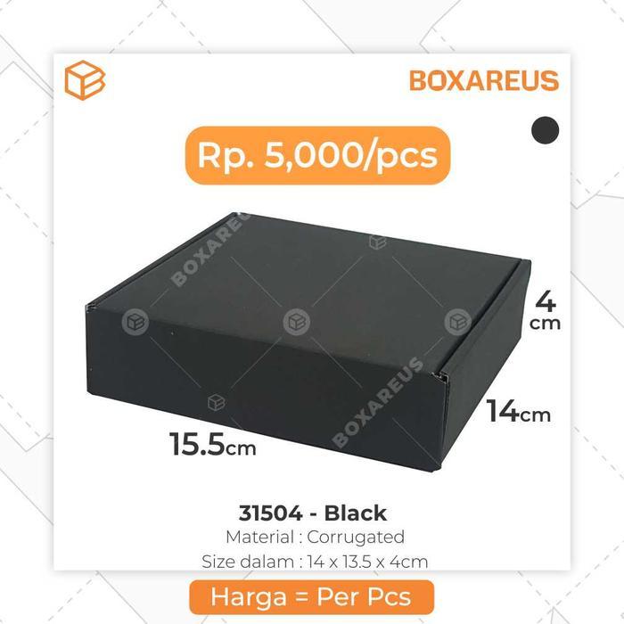 <rukokingdom> Gift Box Hijab Box Mulipurpose Box Packaging Kotak | 31504 - Hitam