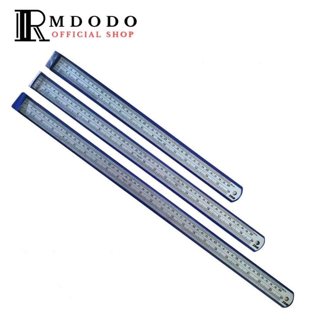 Rmdodo - Penggaris Besi 60cm [1 Pcs] / Garisan Besi Stainless / Mistar Besi ZR-60