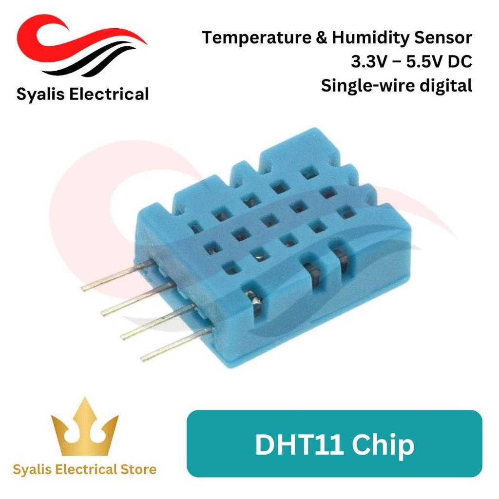 DHT11 Digital Temperature & Humidity Sensor – Sensor Suhu dan Kelembaban untuk Arduino & IoT [Syalis