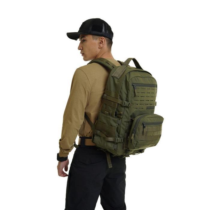 Eiger Tas Ransel DELTA 25L COMBAT PACK Bag 91000 7817 Original Cowok - Olive