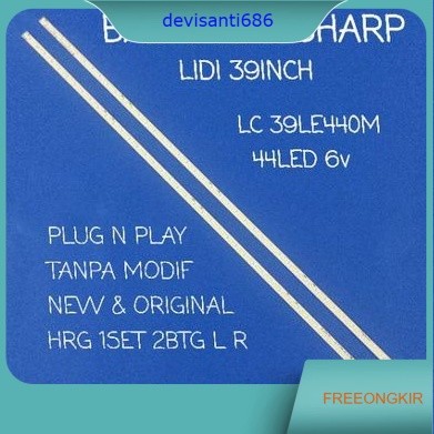 LAMPU BACKLIGHT SHARP 39INCH LC-39LE440M LC-39LE440 BL LED LC 39LE440M LC39LE440M LED LIDI 39LE440M 