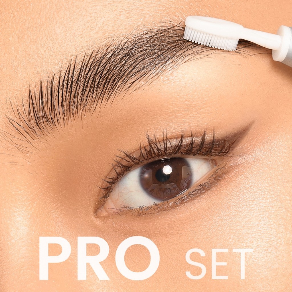 Focallure Eyebrow Wax Browcara 2-in-1 Built-in Brush | Brow Wax Transparan | Waterproof & Sweatproof