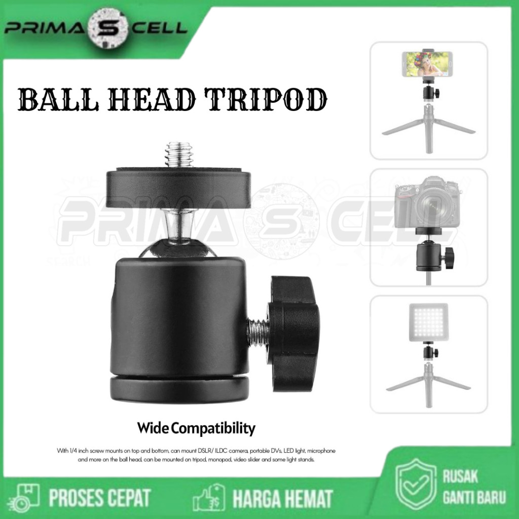 Mini Ball Head - Ball Head Ringlight - Mini Ball Head Tripod Kamera