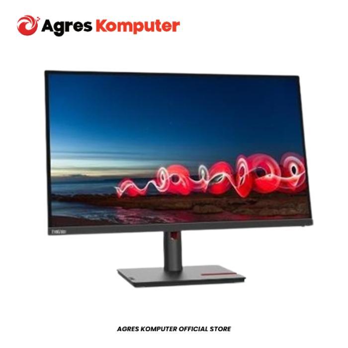 LENOVO MONITOR THINKVISION T27H-30 24 INCH IPS QHD 1440P 4MS 60HZ ERGONOMIC 3Y