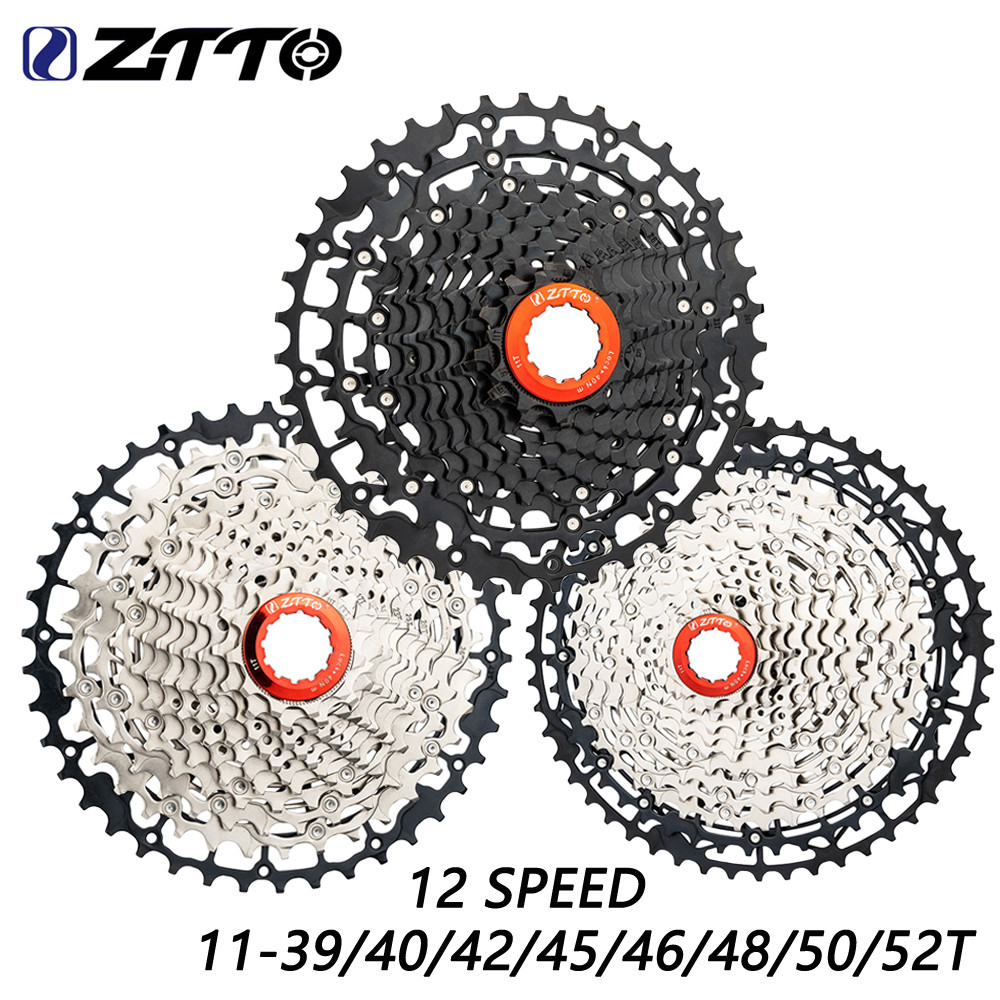 ZTTO New UltraLight 12 Speed 11-39/40/42T Road Bike Cassette 11-45/46/48/50/52T MTB Mountain Bike Sp