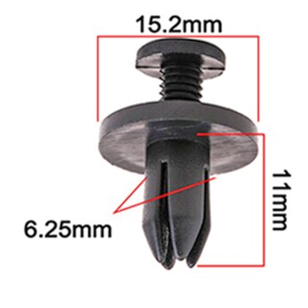 Kancing Klip 20/50/100 Pcs  6mm Universal 90467-06017 TOYOTA Sedan MPV Hatchback Agua Calya Avanza S