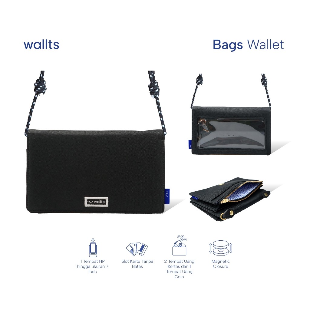 DISKON Wallts Charmaine - Dompet Wanita Tas Dompet Wanita