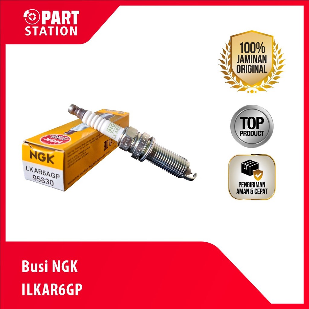 PAKET 4 PCS BUSI MOBIL NGK G-POWER LKAR6GP ORIGINAL - PLATINUM ALLOY - UNTUK AVANZA, XENIA, CALYA, S
