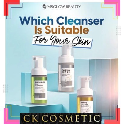 FACIAL WASH MS GLOW / GOLDEN GLOW  MS GLOW ORIGINAL BARCODE