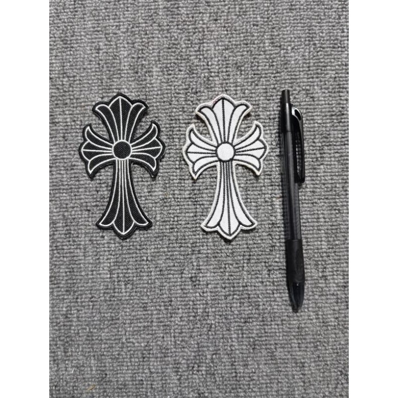 PATCH LOGO CHROME HEART'S,chrome hearts, patch chrome heart, bordir komputer