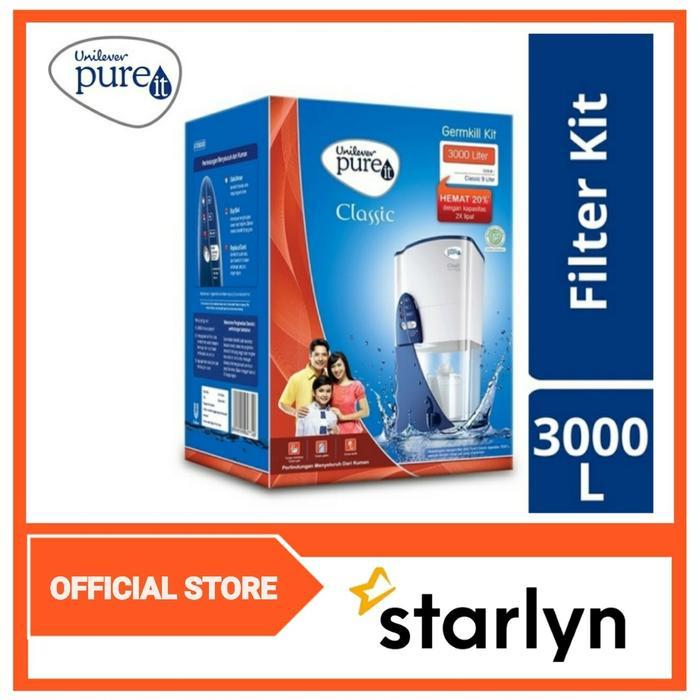 Refill Pureit Germkill Kit 3000 L Pure It Germ Kill GKK Classic 3000L - 3000L