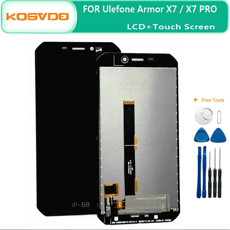 FOR Original Ulefone Armor X6 / X7 / X7pro LCD splay Tou Screen gitizer Assembly Replacement ArmorX7
