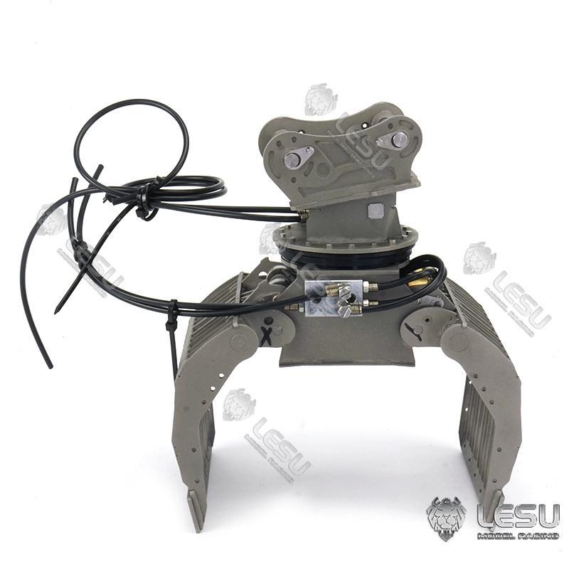 LESU 1/14 Hydraulic Excavator Engineering Vehicle Model Toy Metal Quick Release Hydraulic Clamp Atta