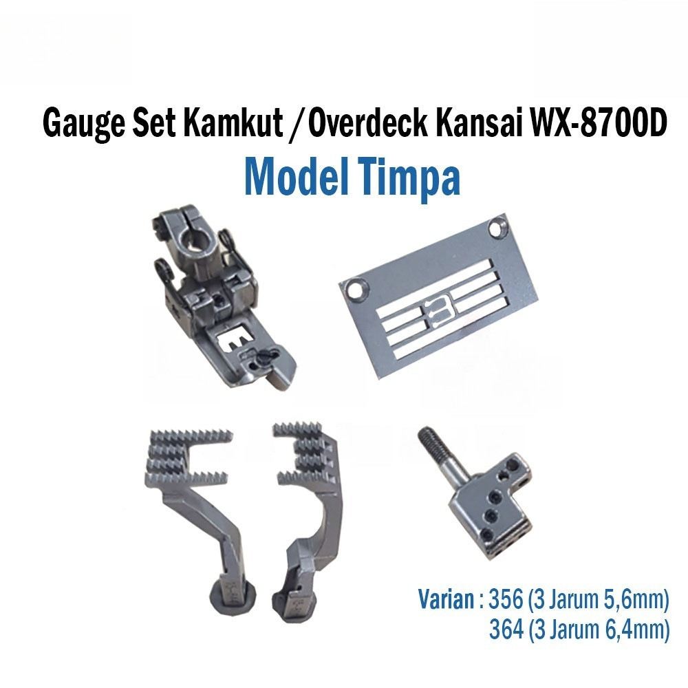 24 JAM Gauge Set Kamkut Overdeck Kansai WX-8700D TIMPA (Getset) 356 364