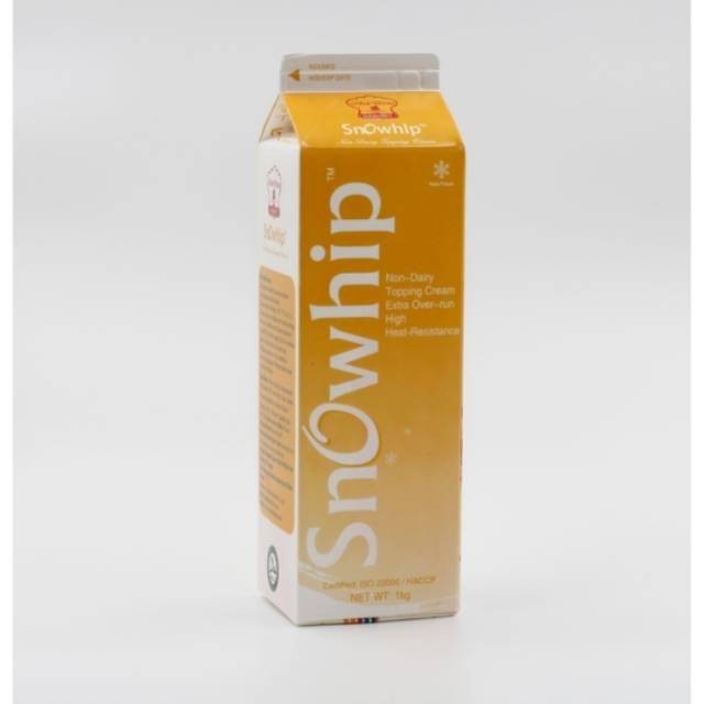 Snow Whip / Whipping Cream Non Dairy 1 Lt
