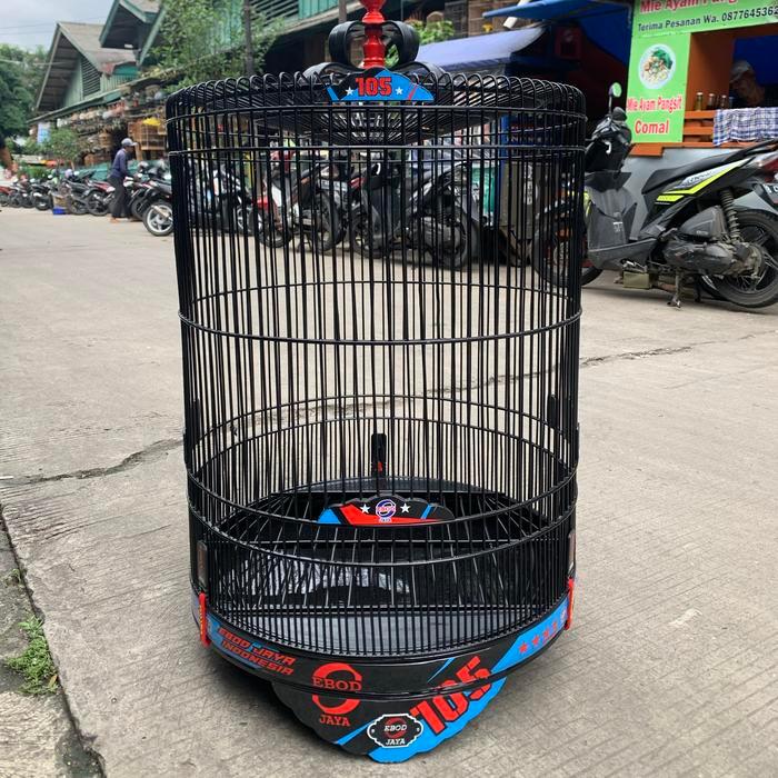 SANGKAR KANDANG MURAI EBOD JAYA DECAL BAMBU NO 2
