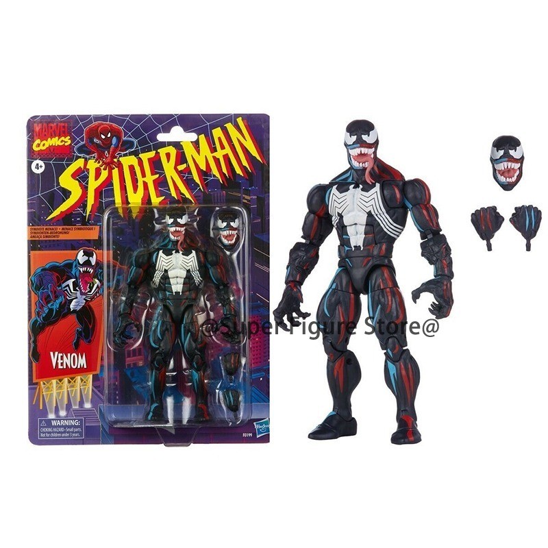 Marvel Legends Venom: The Last ce Action Figure Black Spider-Man Figurine Avengers Symbiote Spider-M