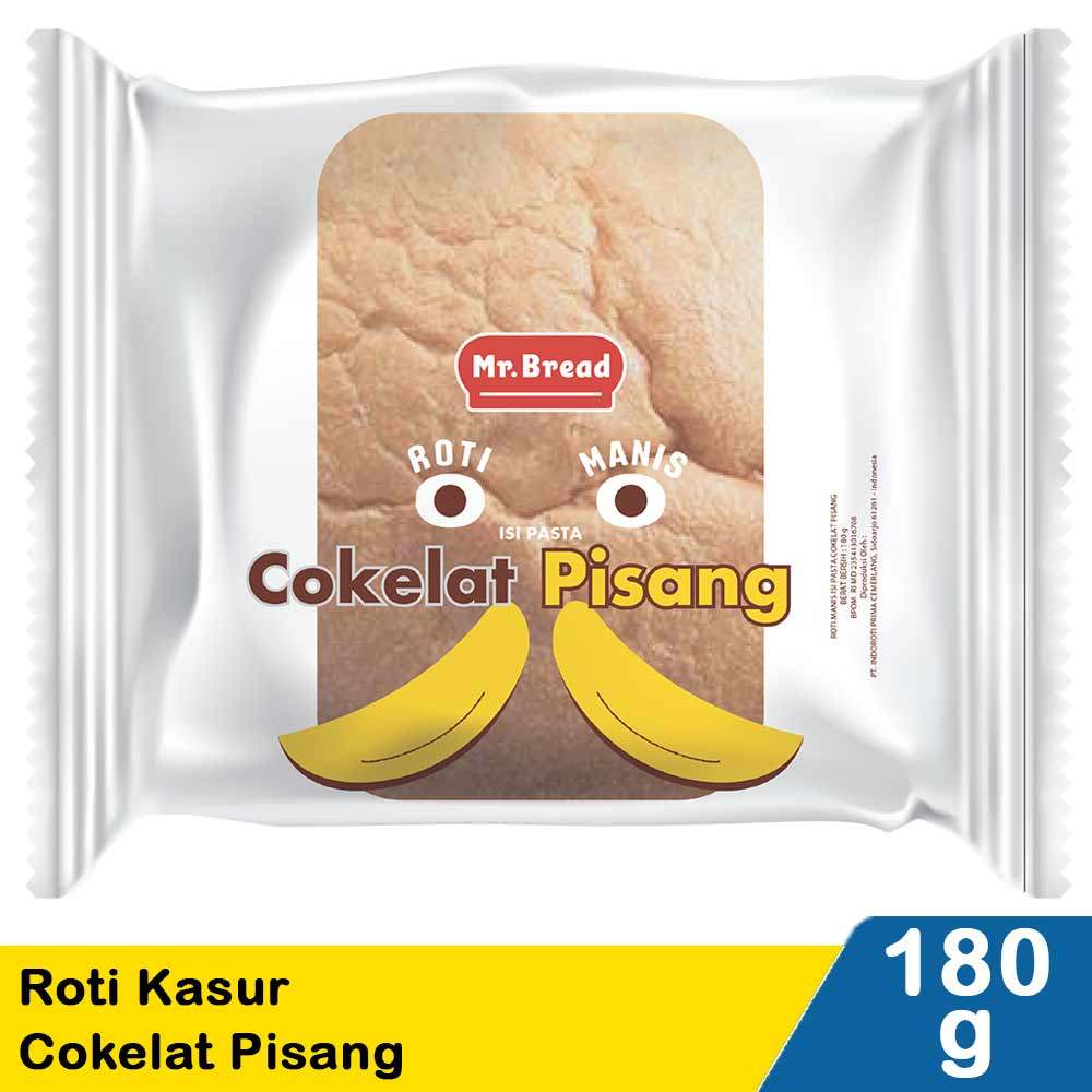 MR.BREAD ROTI KASUR 4'S CHOCO BANANA
