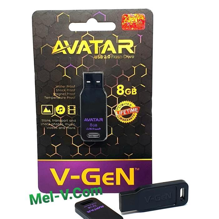 TurboPC Usb Flashdisk 8GB Vgen Avatar / Flashdisk V gen 8GB Original V-gen
