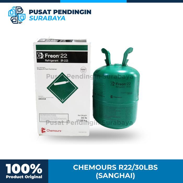 FREON AC - FREON CHEMOURS R22 SHANGHAI - CHEMOURS R22/30LBS (SHANGHAI)