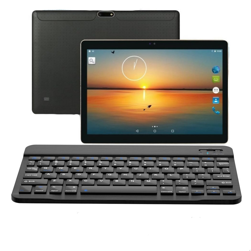 10.1 IN RAM 2GB ROM 32GB Android 9.0 Tablet PC MT6580 Sim Card Supports 2G3G4G Calls Dual Camera Typ