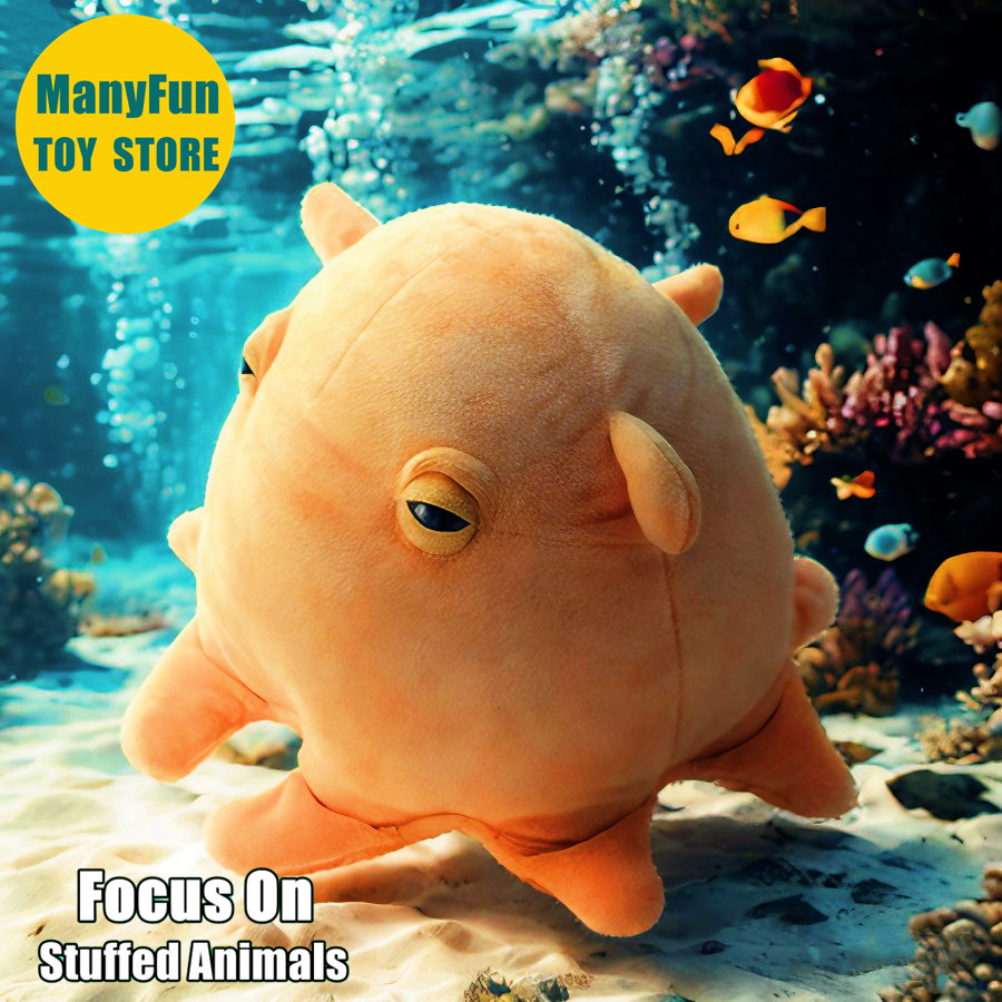 Dumbo Octopus Plush Toy - Realistic Umbrella Octopus Stuffed Animal, Lifelike Flapjack Octopus Plush