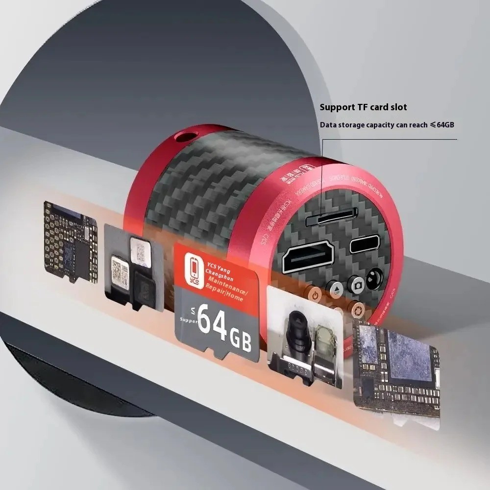 YCS X80 4K HDMI Camera 8MB Pixel with Type C Connector - Kamera Mikroskop YCS Bulat