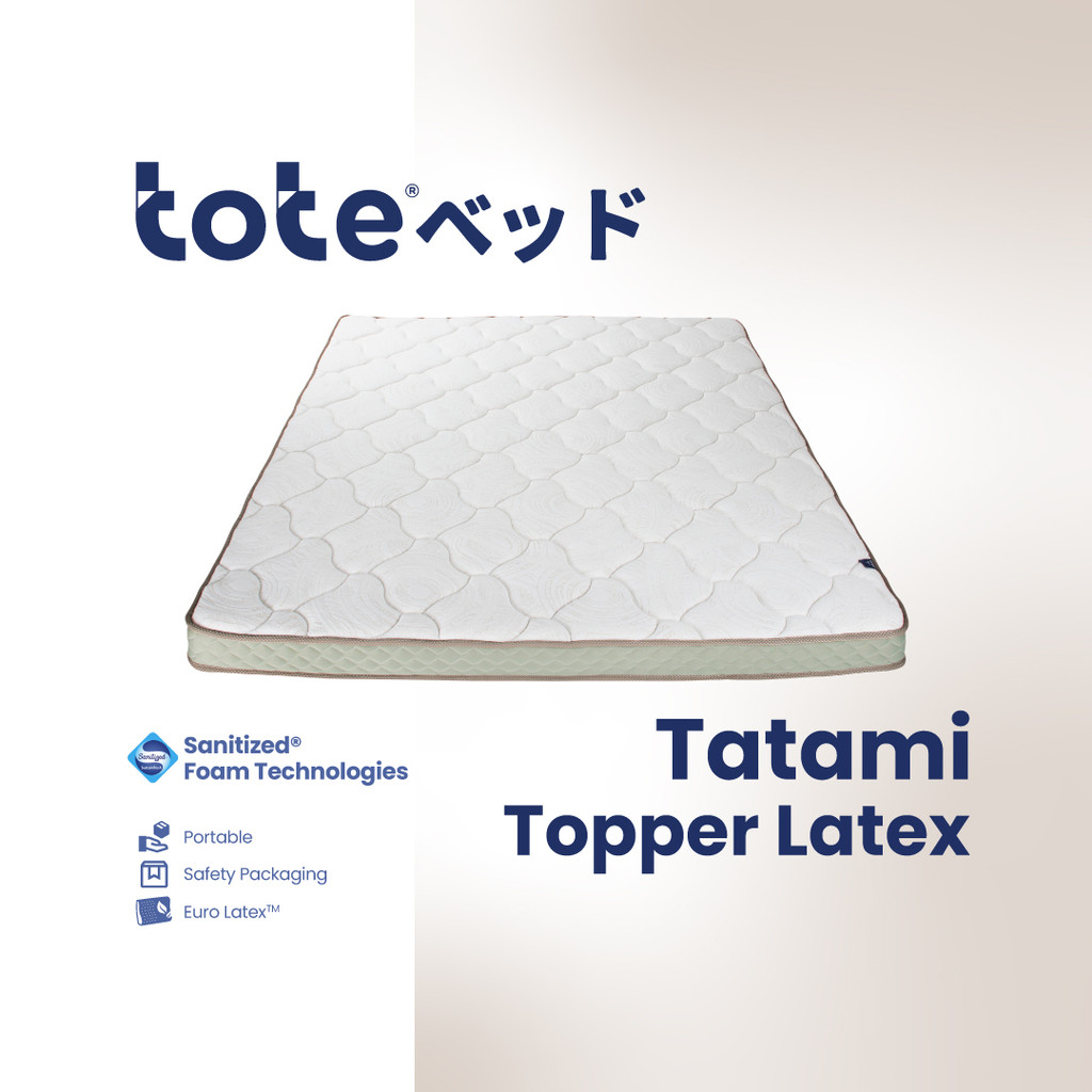 Tote Tatami Topper Latex | Kasur Latex Portable