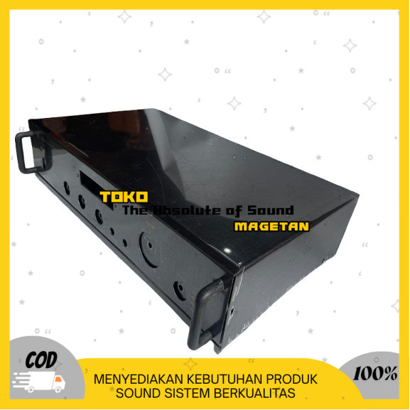 Box amplifier kosongan besi hitam usb N 103