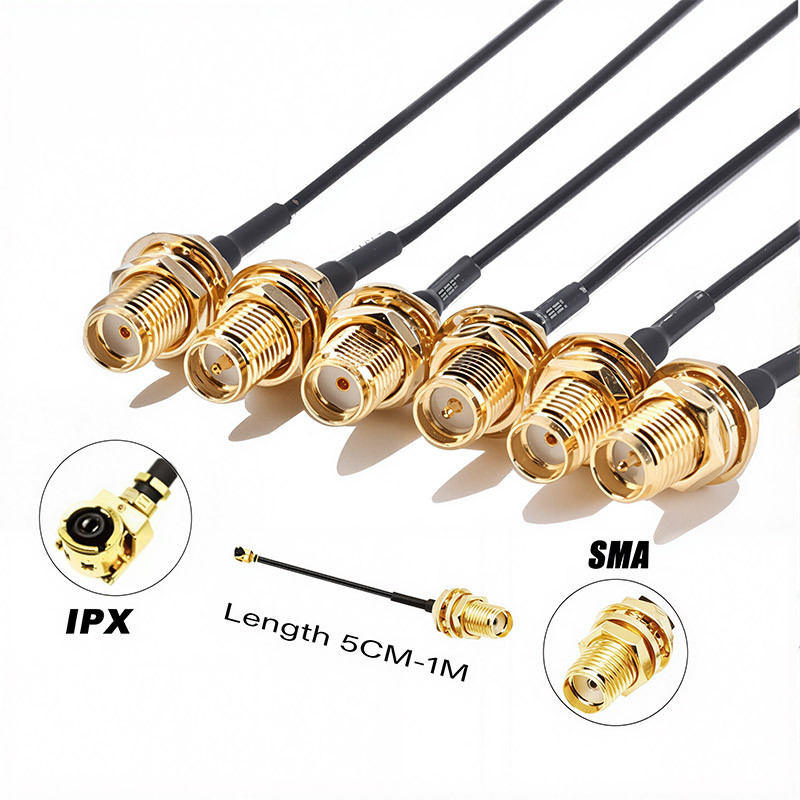 2pcs (RP) Kabel Ekstensi Antena WiFi SMA Pigtail Kabel Jumper Antena WiFi