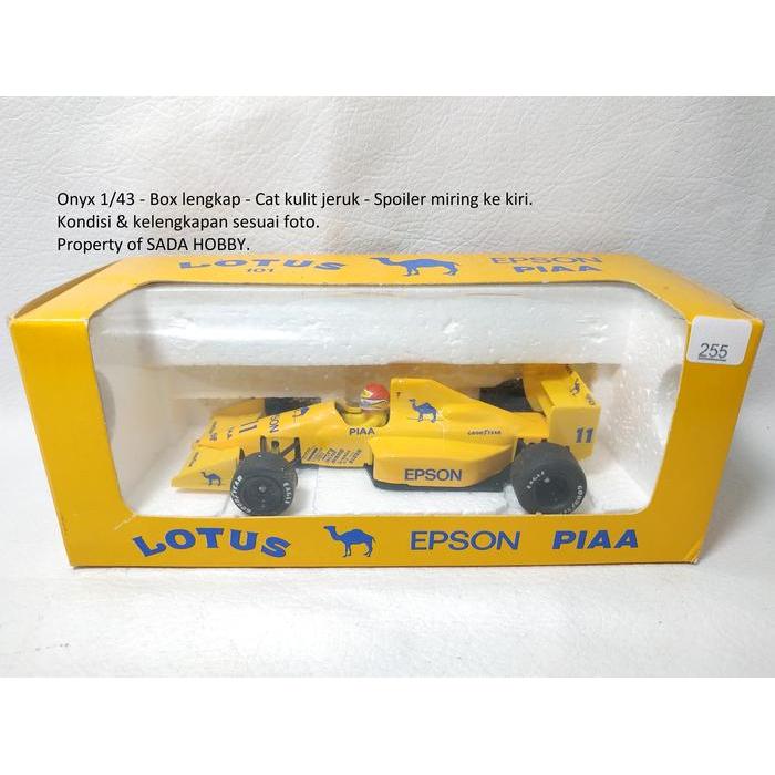F1 Lotus 101 No 11 Nelson Piquet Made in Portugal Onyx Diecast Miniatur