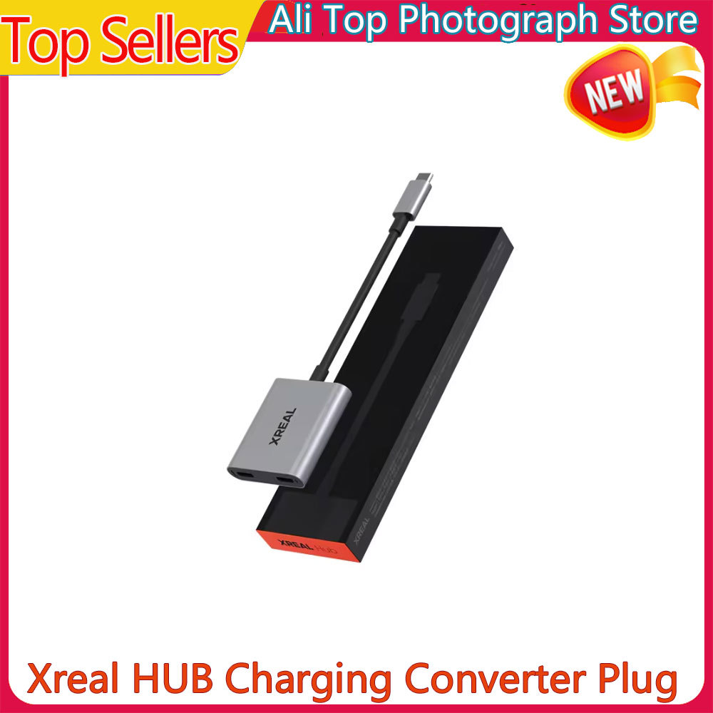 XREAL Hub 120hz 2IN1 USB-C PD Fast arging Adapter Portable Video Adapter For XREAL AIR 2 AIR2 Glasse