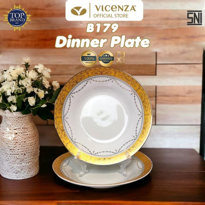 TABLEBOX Vicenza Piring Makan 9 inch B179 (6 pcs) - Camelia