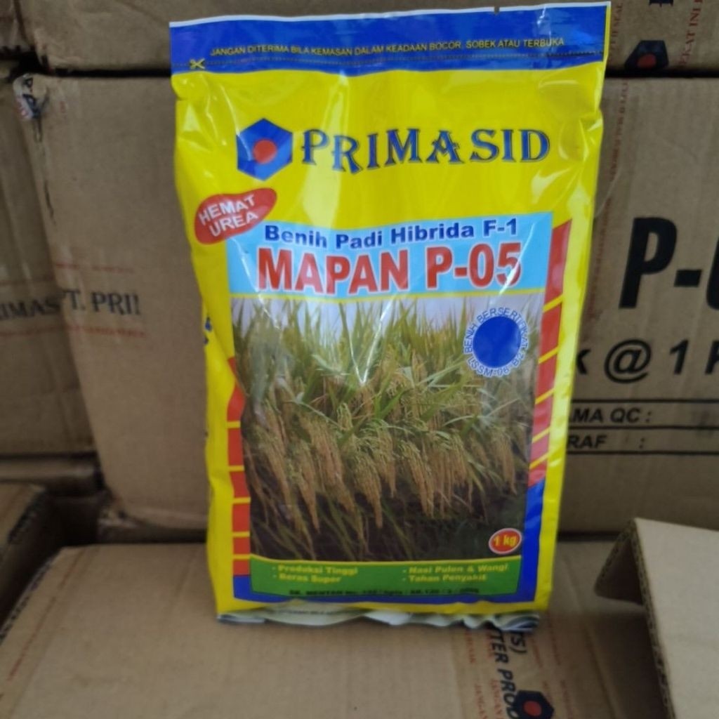Benih Padi Mapan-05 Primasid 1kg Asli 13 Ton/ha