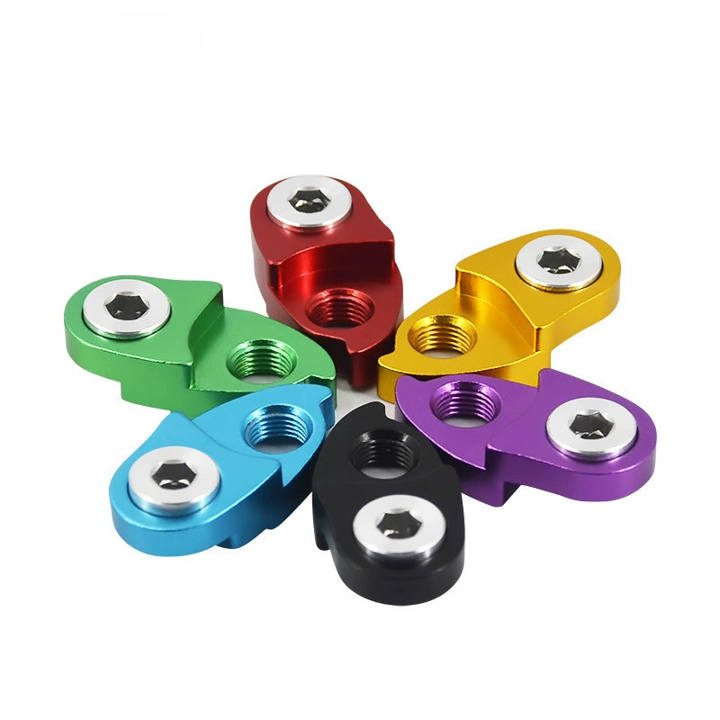 1 buah Ekstensi Hanger Derailleur Belakang Sepeda, Extender Aluminium untuk Sepeda Jalan Raya, MTB, 