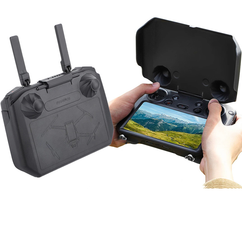 Hard Shell Protection Cover with Sunshade Sun Hood for DJI RC Pro Remote Control with Screen Mini 3p