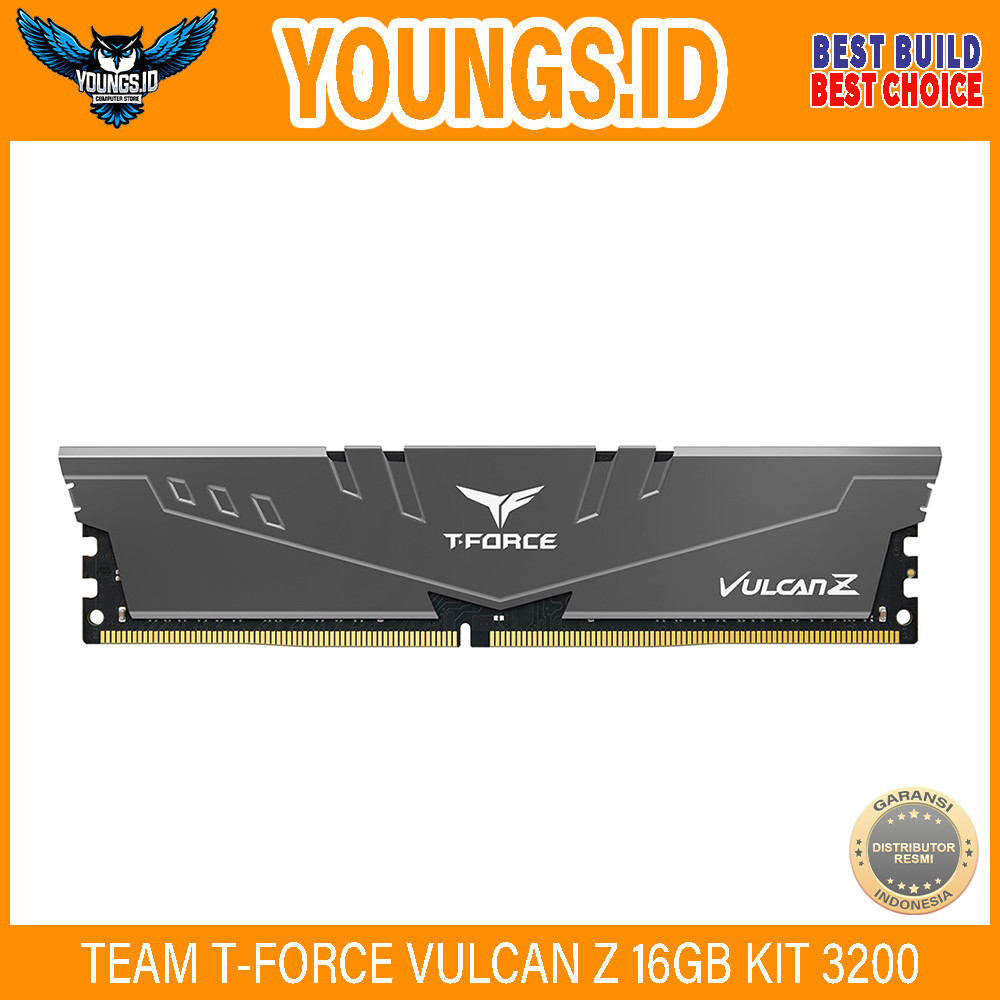 RAM TEAM T-FORCE VULCAN Z DDR4 16GB KIT 3200Mhz 2x8GB GRAY