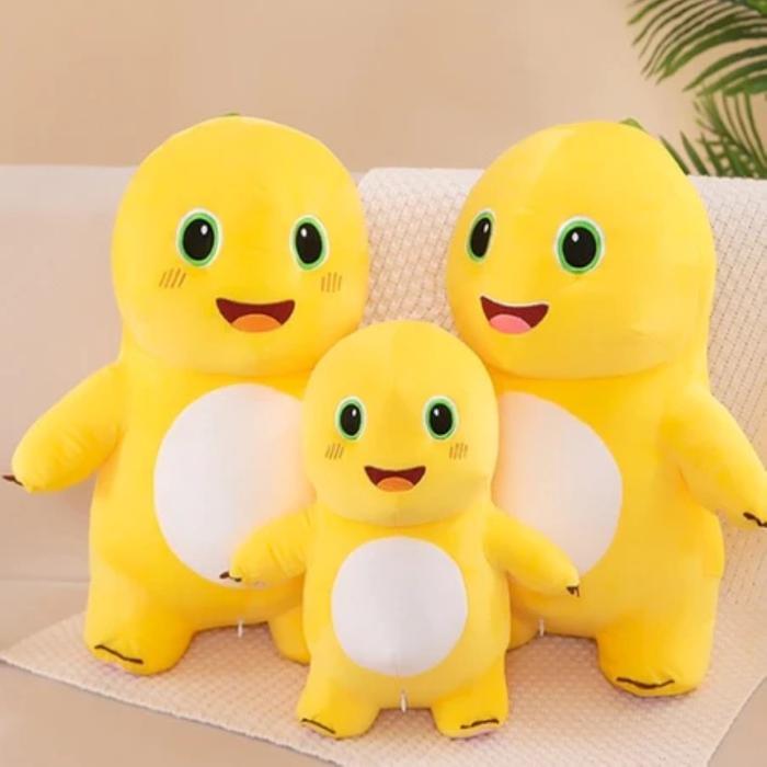 Boneka Dino Nalong Kuning Ukuran 25cm - Mainan Boneka - Toys, Dolls Hadiah Anak - DINO NALONG 30 CM