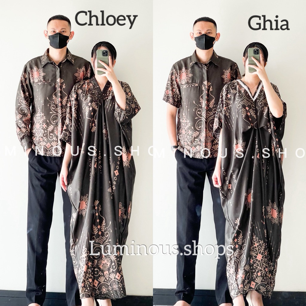 Chloey Couple Set - Ghia Couple Set / Size JUMBO /Dotta Set / Couple Set / Set batik couple / Set Pr