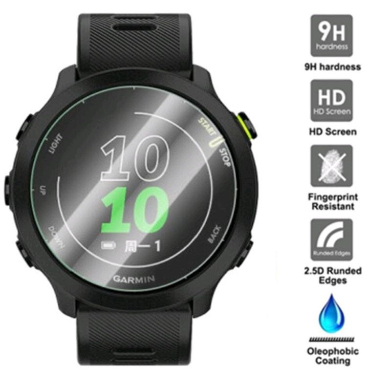 TEMPERED GLASS GARMIN FORERUNNER 55 158 ANTI GORES SCREEN GUARD LCD SMARTWATCH GARMIN FORERUNNER 55 