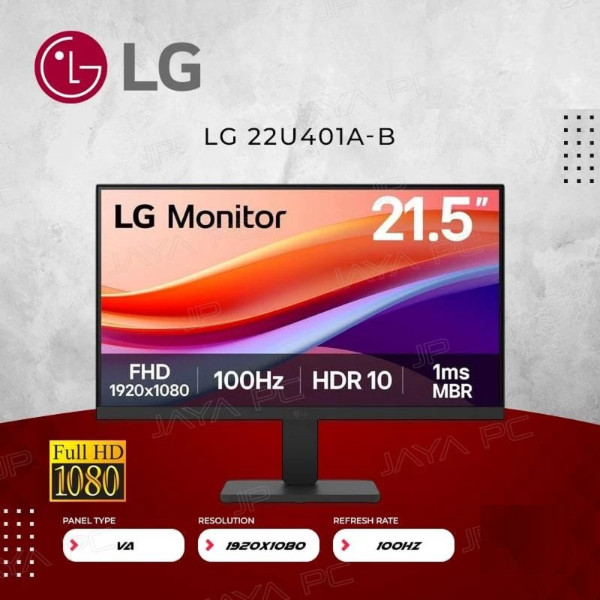 Monitor LED LG 22U401A 22 Inch FHD 100Hz 1ms VA Panel HDMI VGA HDR10