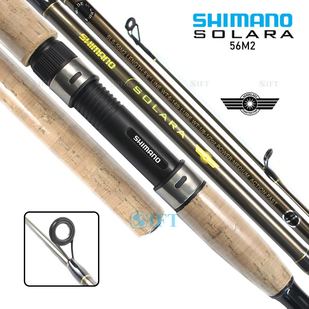 Joran SHIMANO SOLARA 165 180 195 210 CM | Aeroglass | Spinning Galapung Galatama Mas Sungai Danau 20