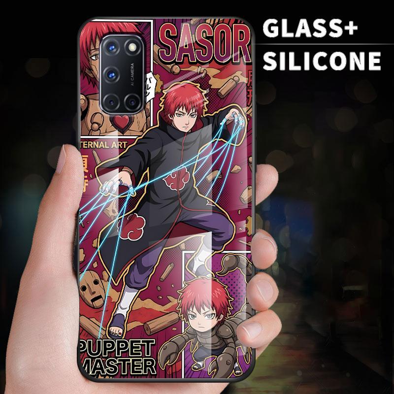 Glass Case OPPO A72 A74 4G A76 A77 A77s A78 5G A83 A91 A92 A93 A94 A95 A96 A98 Silicon Back Unik Nar