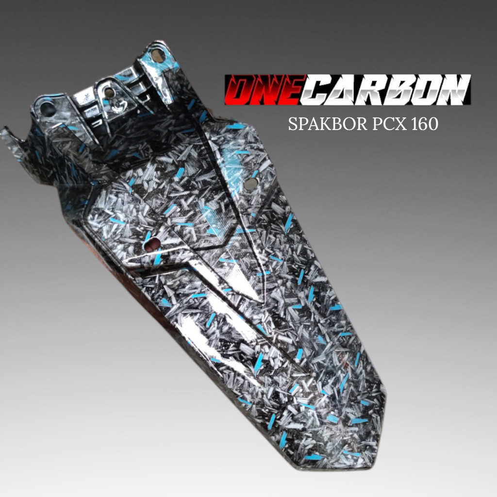 Forged biru spakbor belakang pcx160 ONECARBON VARIASI27
