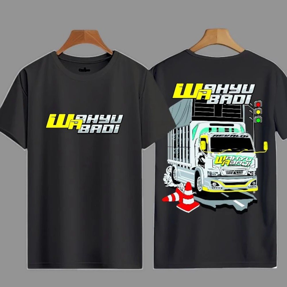 Kaos Distro WAHYU ABADI Gank racing Desain terbaru -Kaos dewasa - Kaos pria