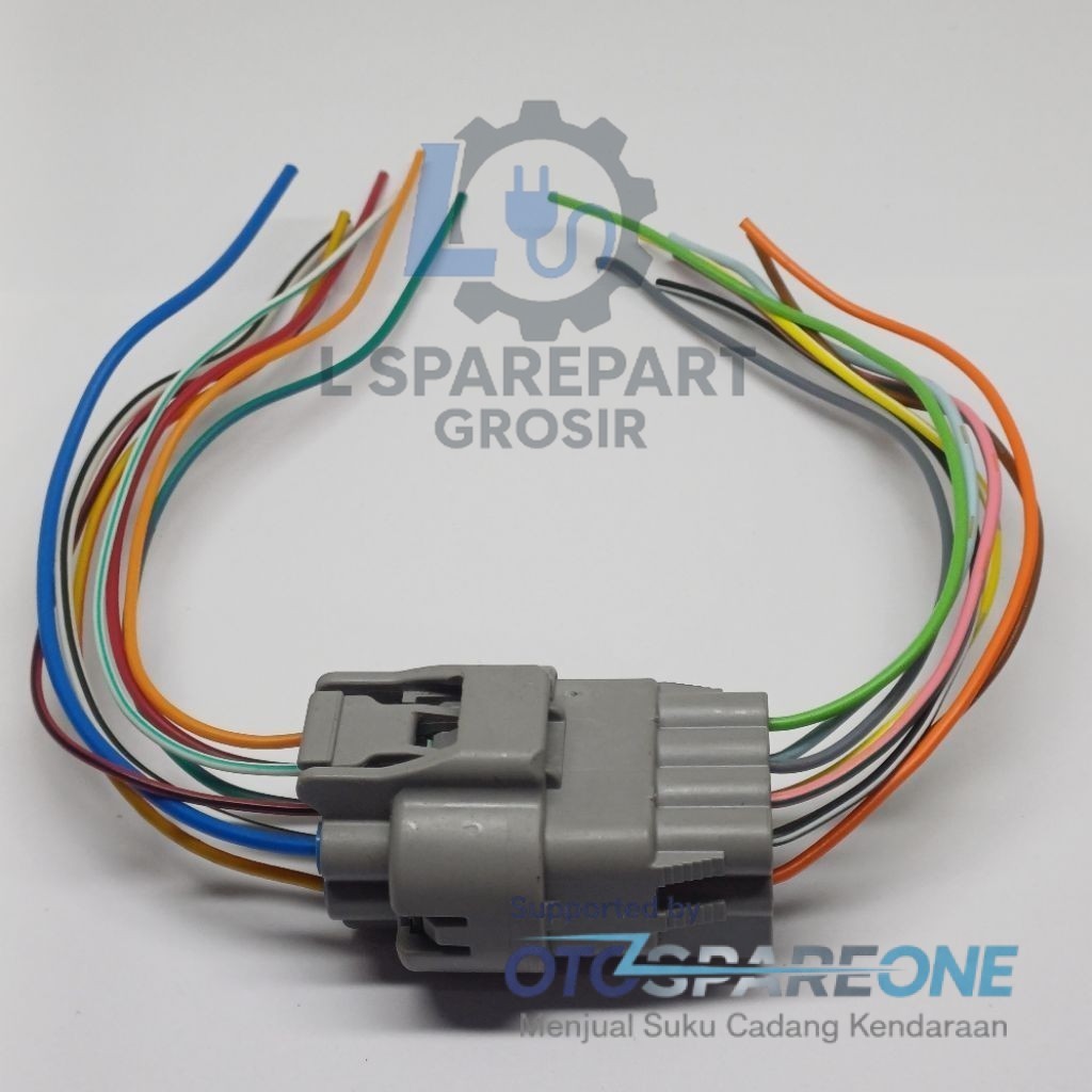 SOCKET SOKET KABEL HEADLAMP REFLEKTOR LED 8 PIN TOYOTA INNOVA VENTURER LEXUS HILUX FORTUNER VRZ SRZ 